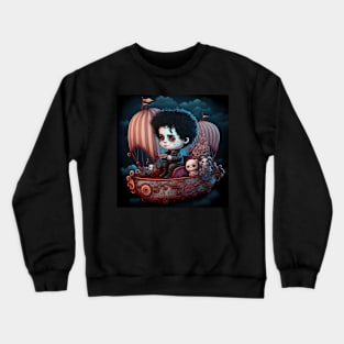 Lil Bobby sailing on the nightmare cruise Crewneck Sweatshirt